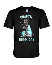 Chaotic Good Boy V-Neck T-Shirt tile