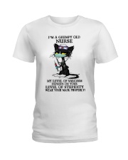 Wear your mask properly Ladies T-Shirt tile