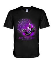 Faith Hope Love V-Neck T-Shirt tile
