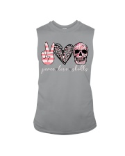 Peace love skulls Sleeveless Tee tile