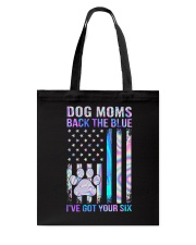 Dog moms back the blue Tote Bag tile