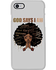 God say I am Phone Case tile