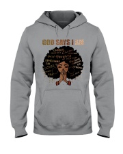 God say I am Hooded Sweatshirt tile