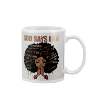 God say I am Mug tile