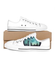 LIMITED EDITION Men's Low Top White Shoes inside-left-outside-left
