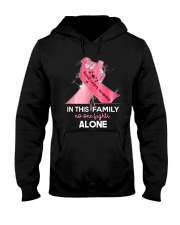 No one fights alone Hooded Sweatshirt tile