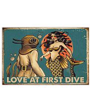 Love at first dive 17x11 Poster front