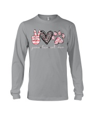 Peace love cat mom Long Sleeve Tee tile