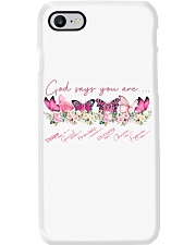 God say you are Phone Case tile