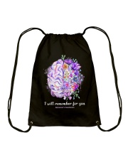 I will remember for you Drawstring Bag tile