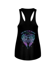 God knew my heart needed you Ladies Flowy Tank tile