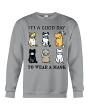 It's a good day to wear a mask Crewneck Sweatshirt tile
