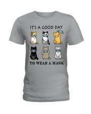 It's a good day to wear a mask Ladies T-Shirt tile