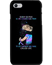 Dearly beloved We are gathered here Phone Case tile