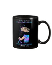Dearly beloved We are gathered here Mug tile