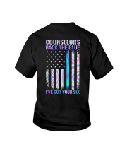 Counselors back the blue Youth T-Shirt tile