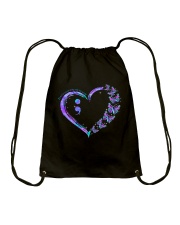 Don't let your story end too soon Drawstring Bag tile