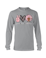 Peace love melanin Long Sleeve Tee tile