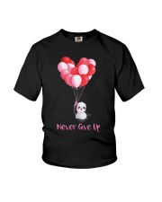 Never give up Youth T-Shirt tile