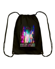 Here for the Cats Humans are Gross Drawstring Bag tile