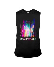 Here for the Cats Humans are Gross Sleeveless Tee tile
