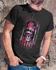 Death smile at everyone Classic T-Shirt lifestyle-mens-crewneck-front-4