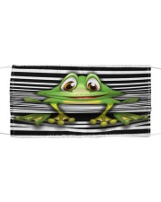 lady frog Cloth face mask front