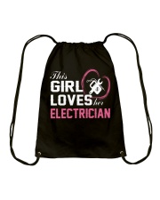 Loves Her Electrician Drawstring Bag thumbnail