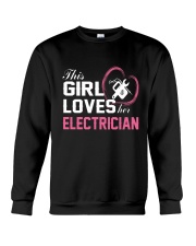 Loves Her Electrician Crewneck Sweatshirt thumbnail