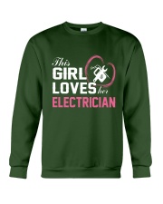 Loves Her Electrician Crewneck Sweatshirt front
