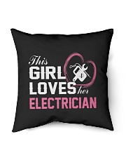 Loves Her Electrician Indoor Pillow - 16” x 16” thumbnail