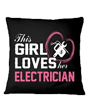 Loves Her Electrician Square Pillowcase thumbnail