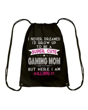 SUPER CUTE A GAMING MOM Drawstring Bag thumbnail