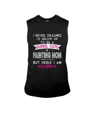 SUPER CUTE A PAINTING MOM Sleeveless Tee thumbnail