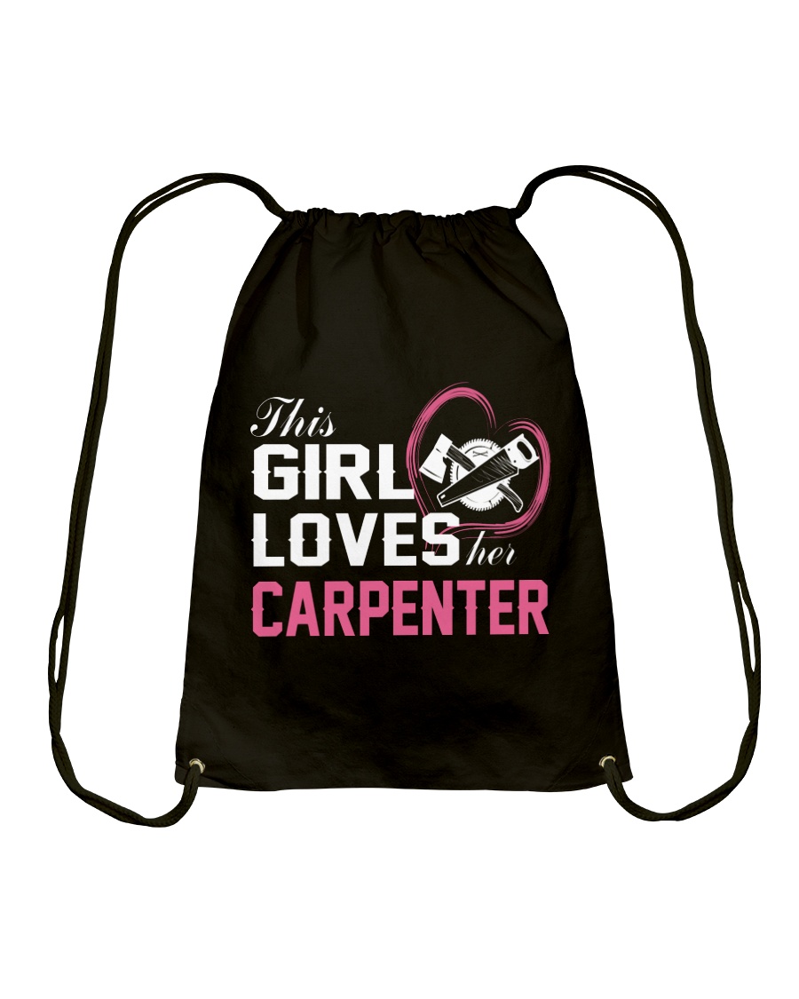 Loves Her Carpenter Drawstring Bag
