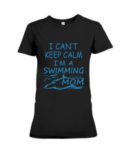 I'M A SWIMMING MOM Premium Fit Ladies Tee thumbnail