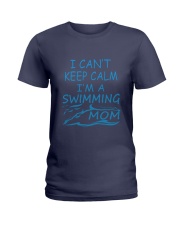I'M A SWIMMING MOM Ladies T-Shirt front