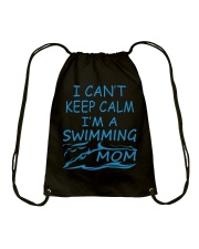 I'M A SWIMMING MOM Drawstring Bag thumbnail