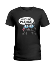 More love please Ladies T-Shirt thumbnail