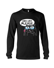 More love please Long Sleeve Tee thumbnail
