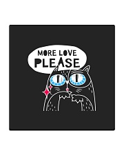 More love please Square Coaster front