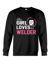 Loves Her Welder Crewneck Sweatshirt thumbnail