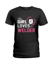 Loves Her Welder Ladies T-Shirt thumbnail