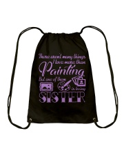 Painting Sister Drawstring Bag thumbnail