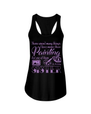 Painting Sister Ladies Flowy Tank thumbnail