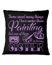 Painting Sister Square Pillowcase thumbnail