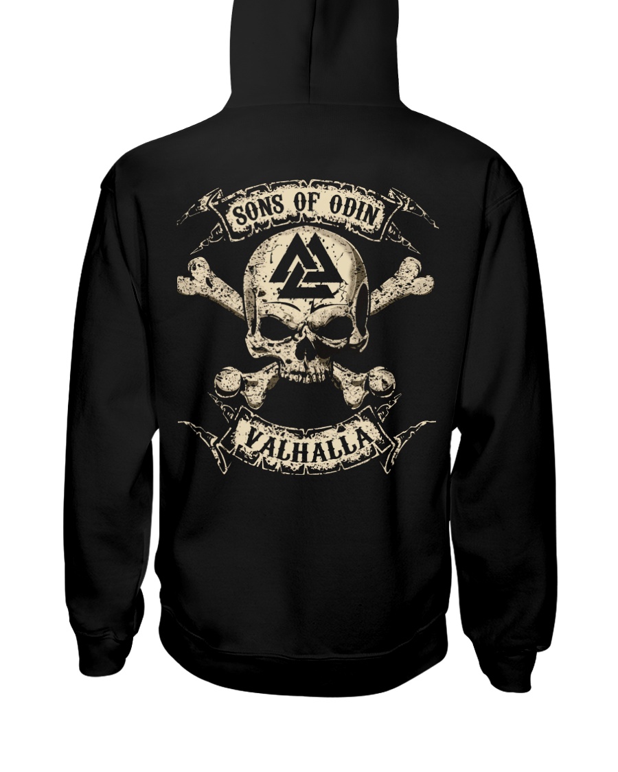 Valhalla - Viking Shirt Hooded Sweatshirt