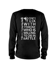 WHO IS WILLING TO DIE IN BATTLE - VIKING T-SHIRTS Long Sleeve Tee thumbnail