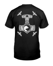 Raven Hammer Wolf - Viking Shirt Classic T-Shirt thumbnail