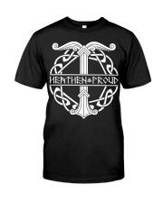 Viking Shirt : Heathen Proud Irminsul Yggdrasil Classic T-Shirt front